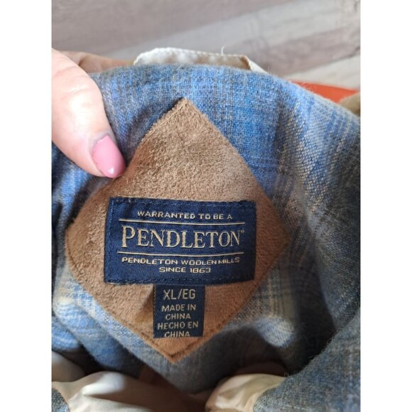 Pendleton Women's Sherpa Fleece Full-Zip Jacket Fall Winter Warm Size XL - Picture 3 of 3